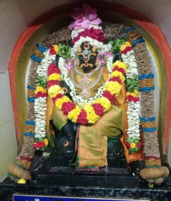 கரூர் கற்பக விநாயகர் ஆலய வாராகி அம்மனுக்கு ஆஷாடன நவராத்திரியை முன்னிட்டு 2 நாள் அலங்காரம்