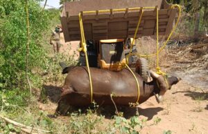 கரூர் மாநகராட்சி ராயனூர் அருகே மர்மமான முறையில் காட்டெருமை உயிரிழப்பு