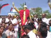 தமிழக முன்னாள் முதல்வர் அறிஞர் அண்ணா பிறந்தநாள் அதிமுகவினர் கொண்டாட்டம்.
